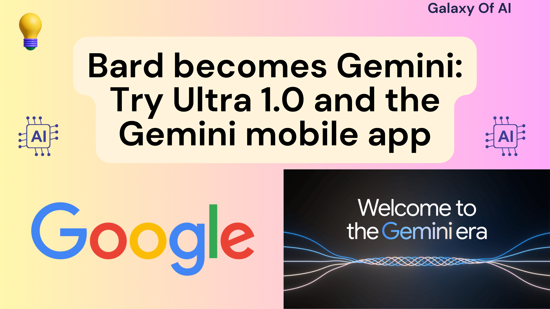 Bard becomes Gemini: Try Ultra 1.0 and the Gemini mobile app