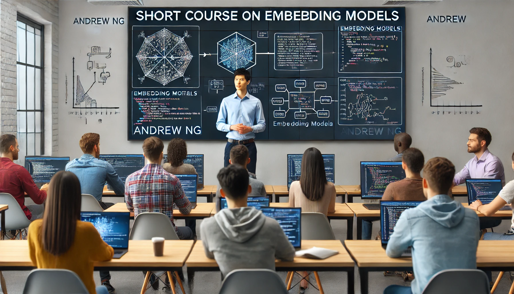 New Short Course on Embedding Models by Andrew Ng